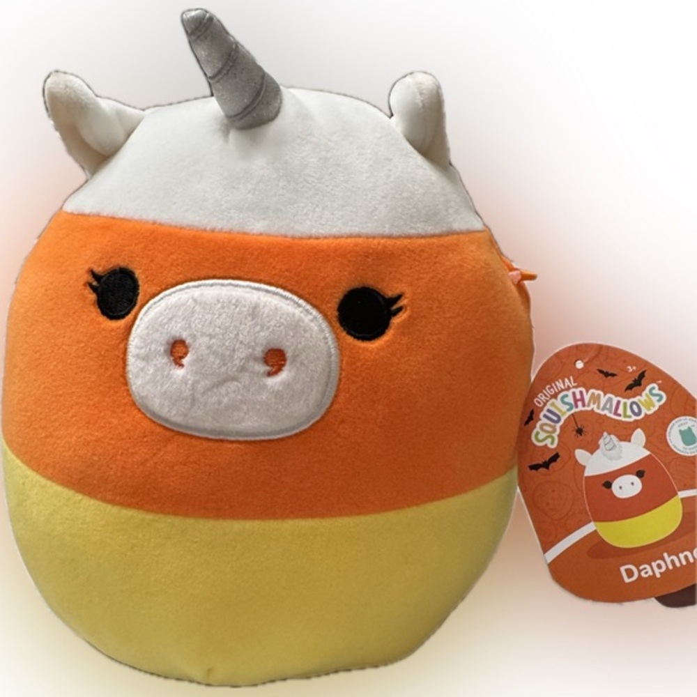 Squishmallows Daphne candy corn unicorn  plush NWT
